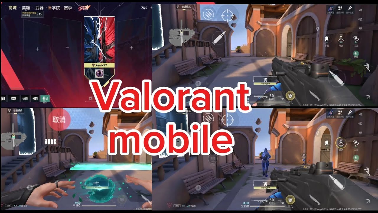 Akhirnya valorant mobile muncul mencoba game Ini(belum terbiasa wkwk)