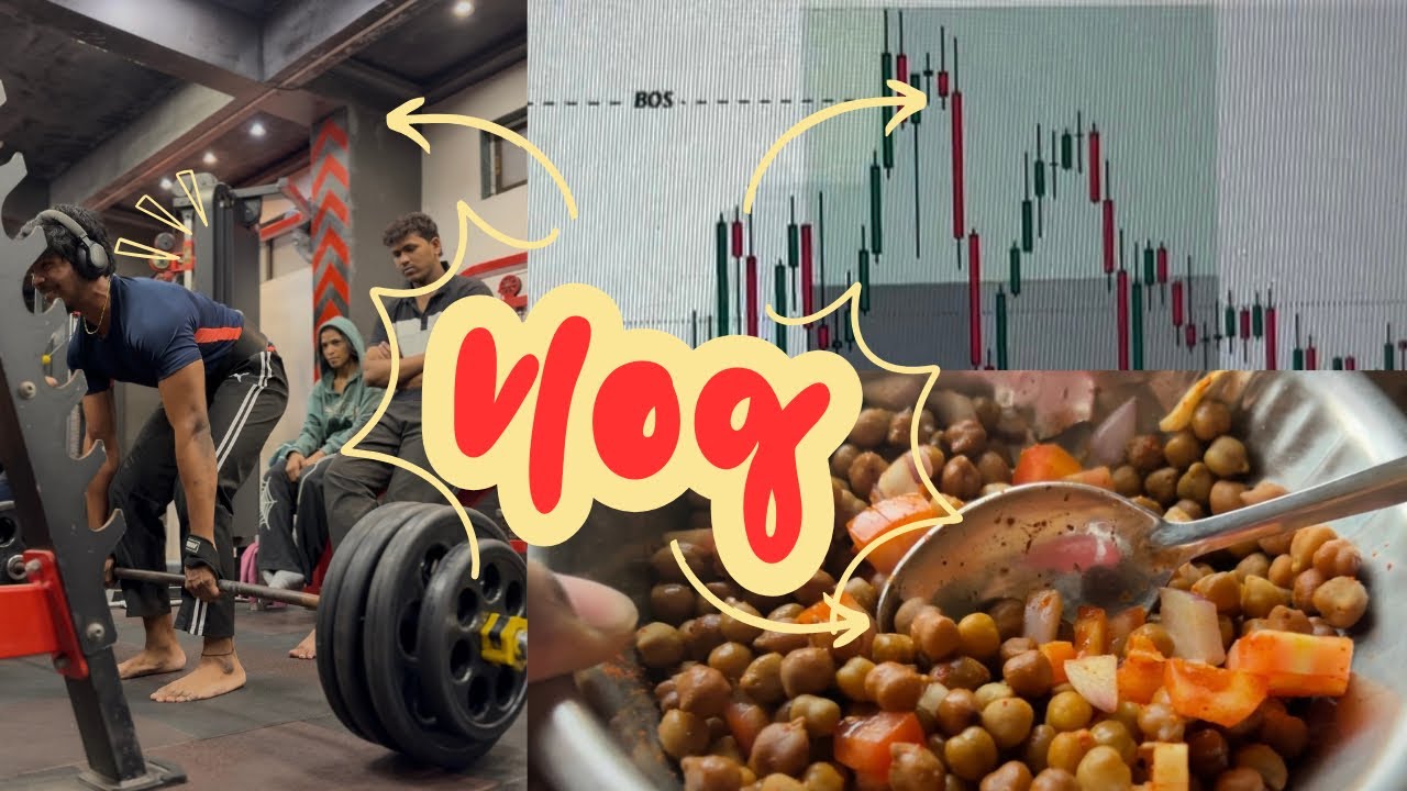 Heavy Back Day + Trading Mindset |Vlog|