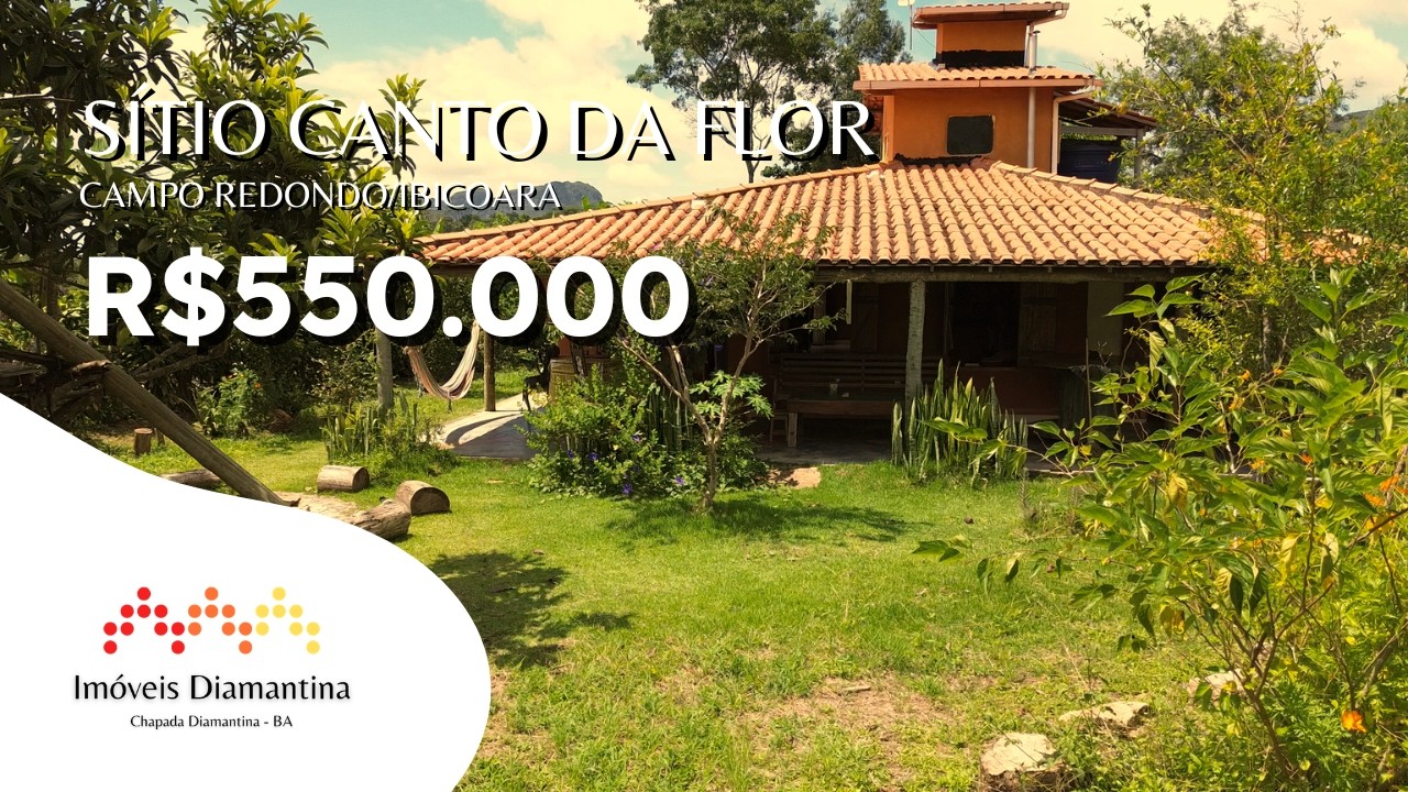#122 Sítio Canto da Flor 1.600 mts² (Casa + chalé)  R$550.000