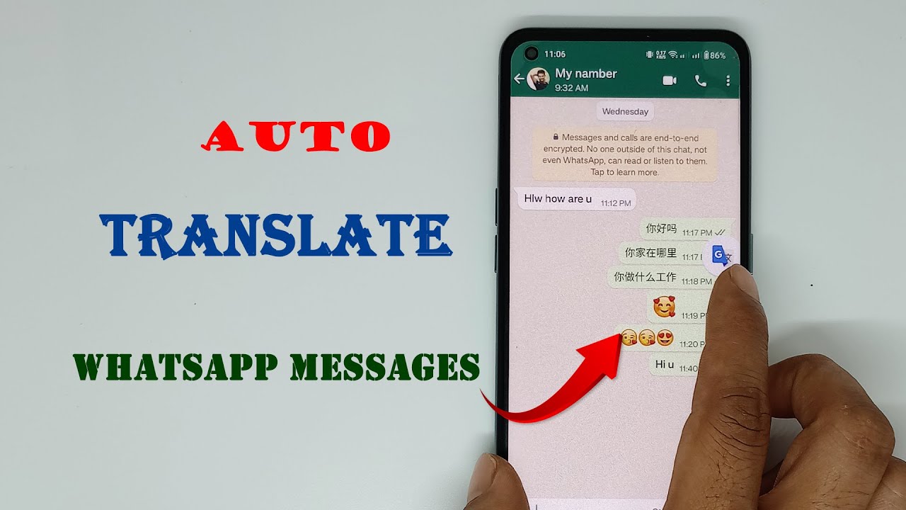 How to  WhatsApp messages to automatically translate on Android