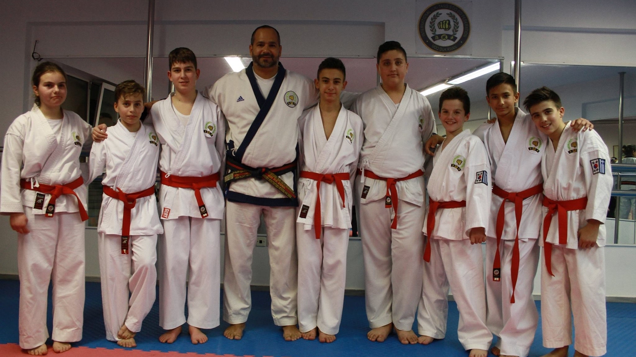 AC Acilleas Palaiou Falirou, Tang Soo Do Red Belt to 1st Dan Exams (Juniors), 9/2/2017