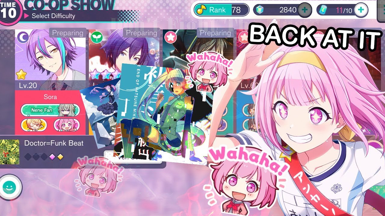 【ProSeka】 Playing Project Sekai Online again after a few Months【プロセカ】