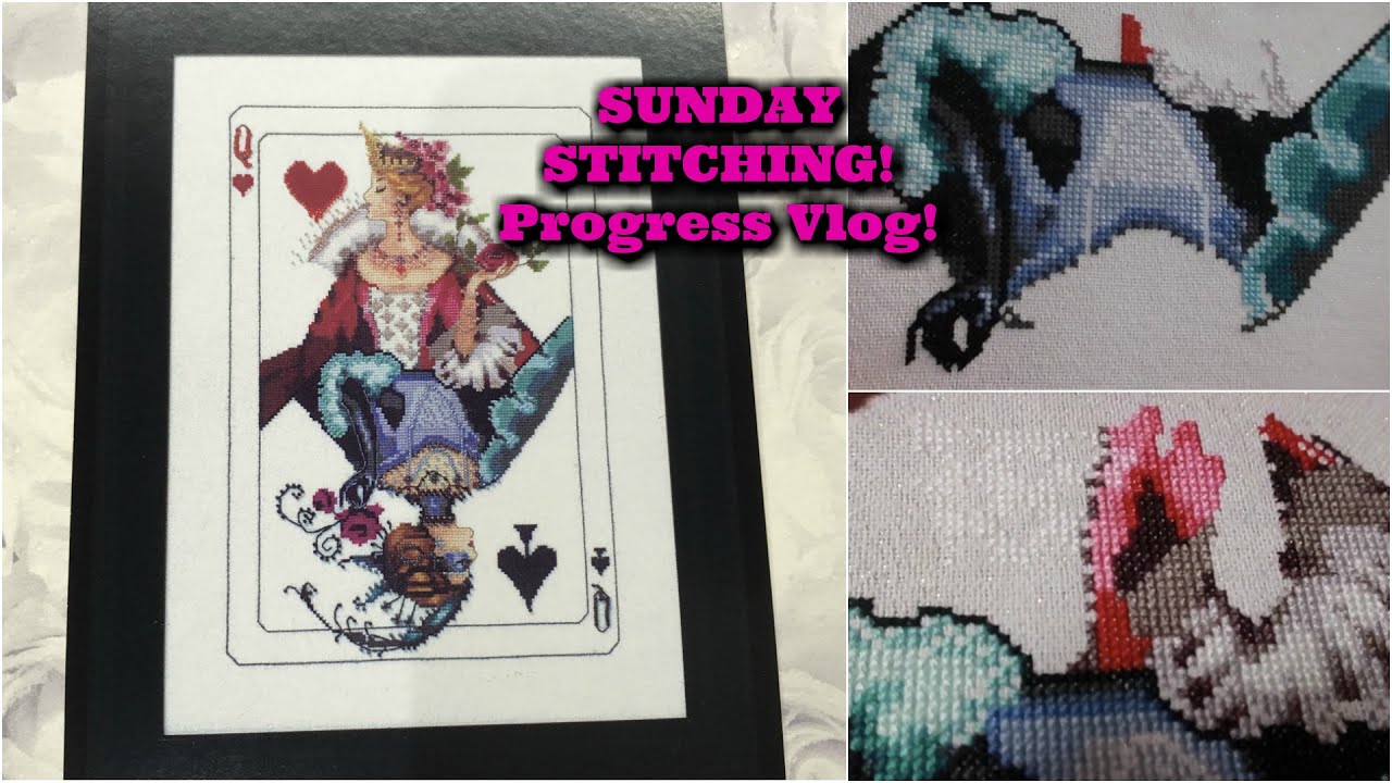 SUNDAY STITCHING | PROGRESS VLOG!