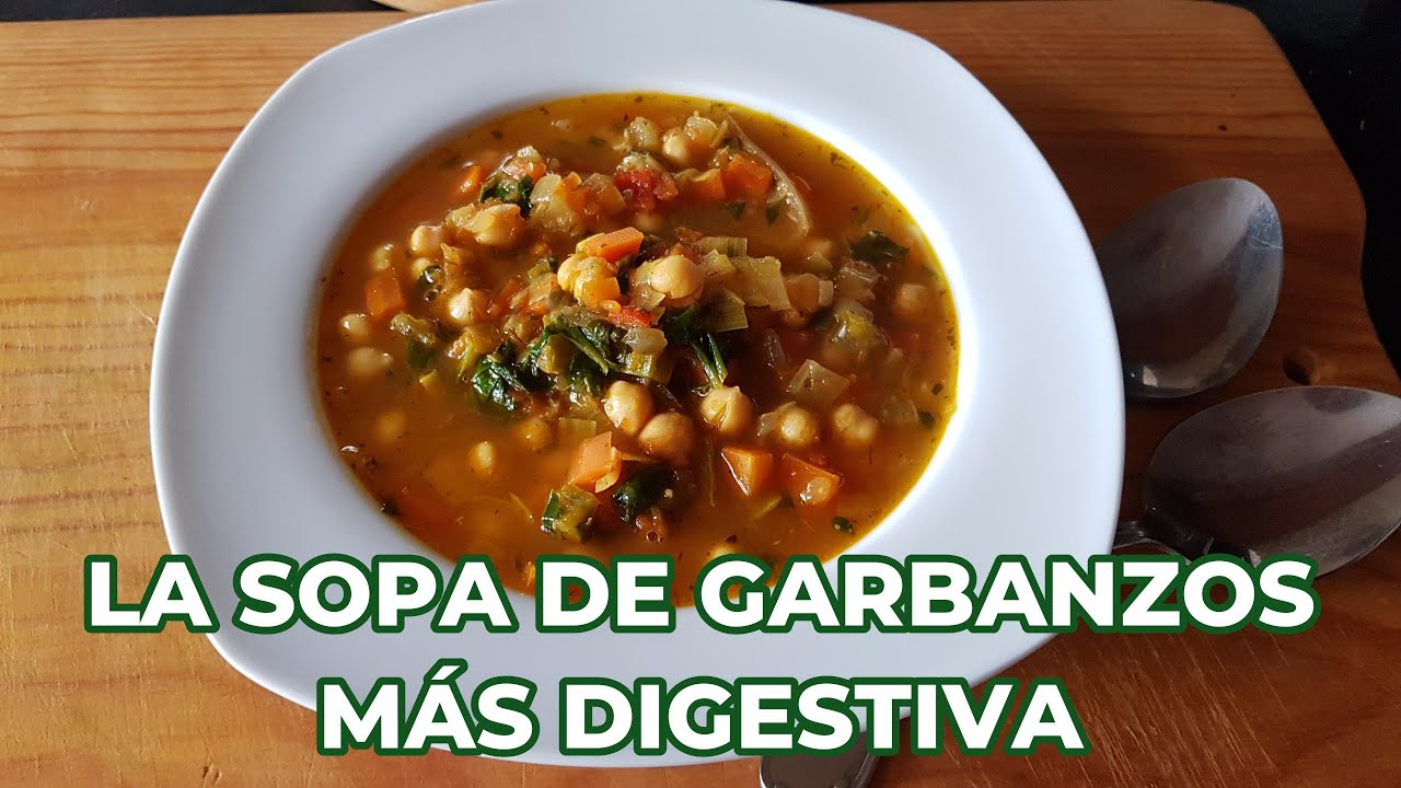 🌿 El secreto de la mejor sopa de garbanzos  que vas a probar Receta Fácil y Rápida | Barco y Vega 🌿