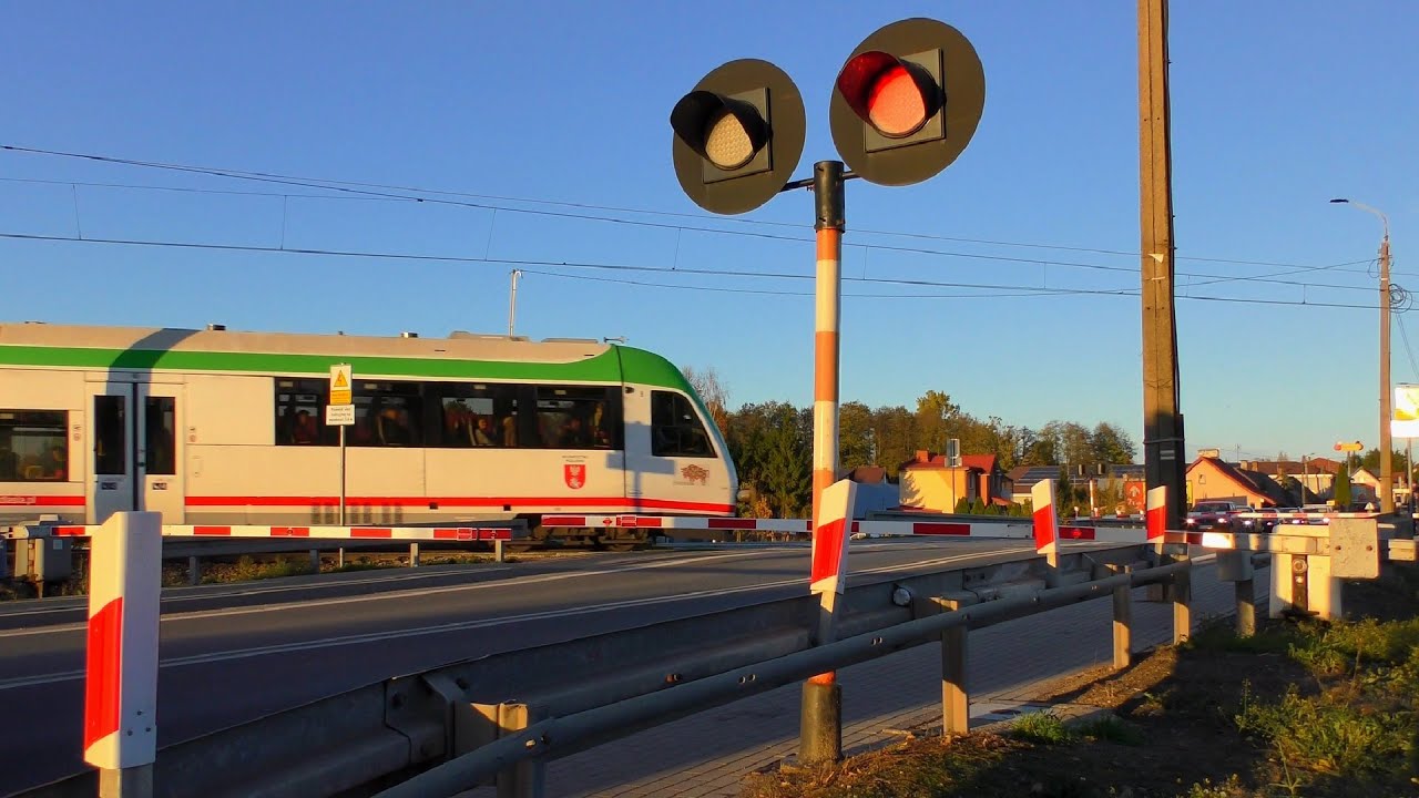 [4K] Przejazd kolejowy - Sokółka ul. Białostocka | Polish railroad crossing