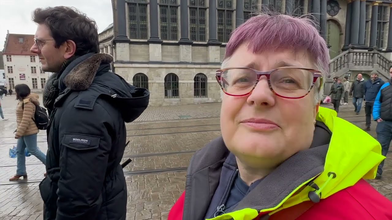 Off the ferry & getting to Urban Gardens Gent & theres also a minor booboo - engage the brain!