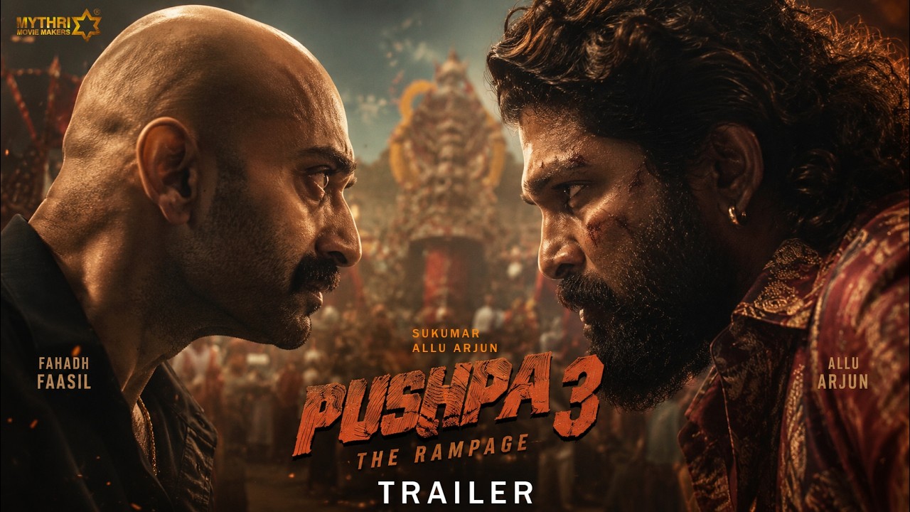 PUSHPA 3: THE RAMPAGE (2027) Official Trailer | Allu Arjun | Sukumar | 4K