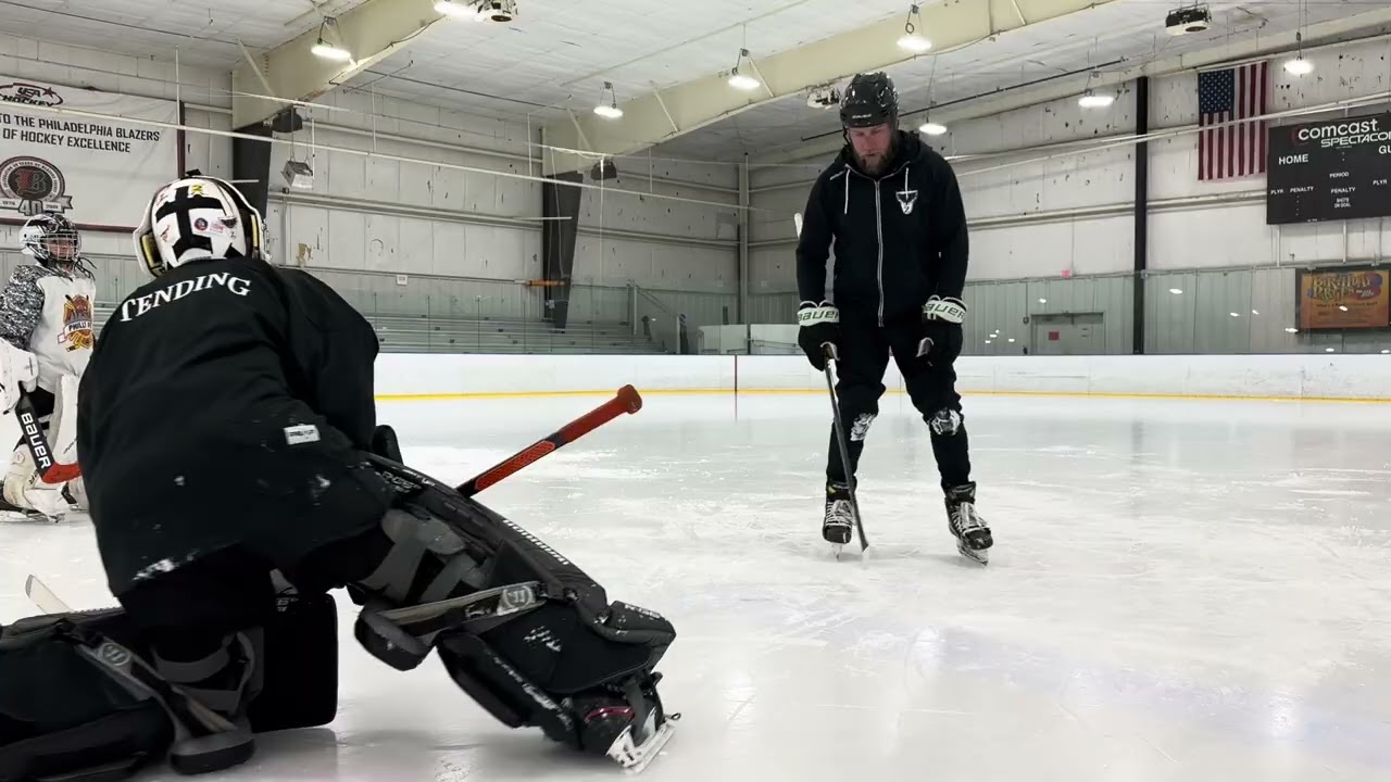 Goalie Skating Box Drill
