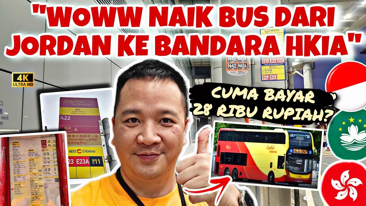 WOWWW NAIK BUS DARI JORDAN KE BANDARA HKIA CUMA BAYAR 28 RIBU RUPIAH,. AMAZING