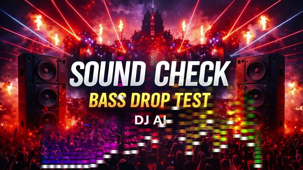 Festival Sound Check – Bass Drop Test | DJ AI