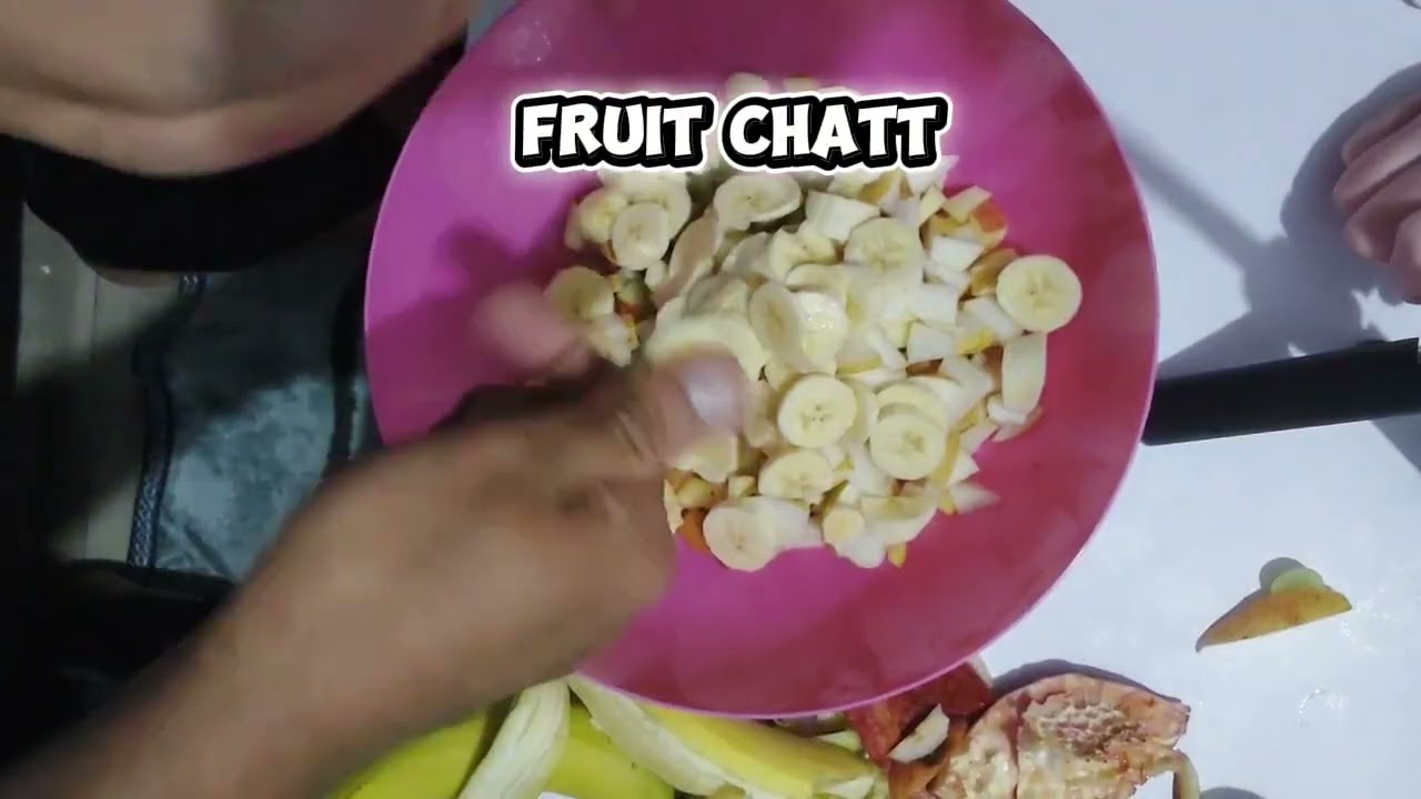 My hubby made fruit chaat for iftari #iftar #ramadan2026 #hubbywify #muslim #islam 