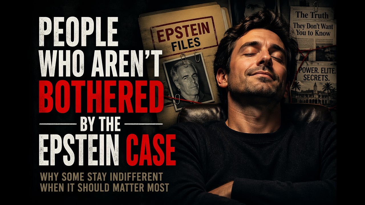People Who Aren't Bothered By The EPSTEIN Case