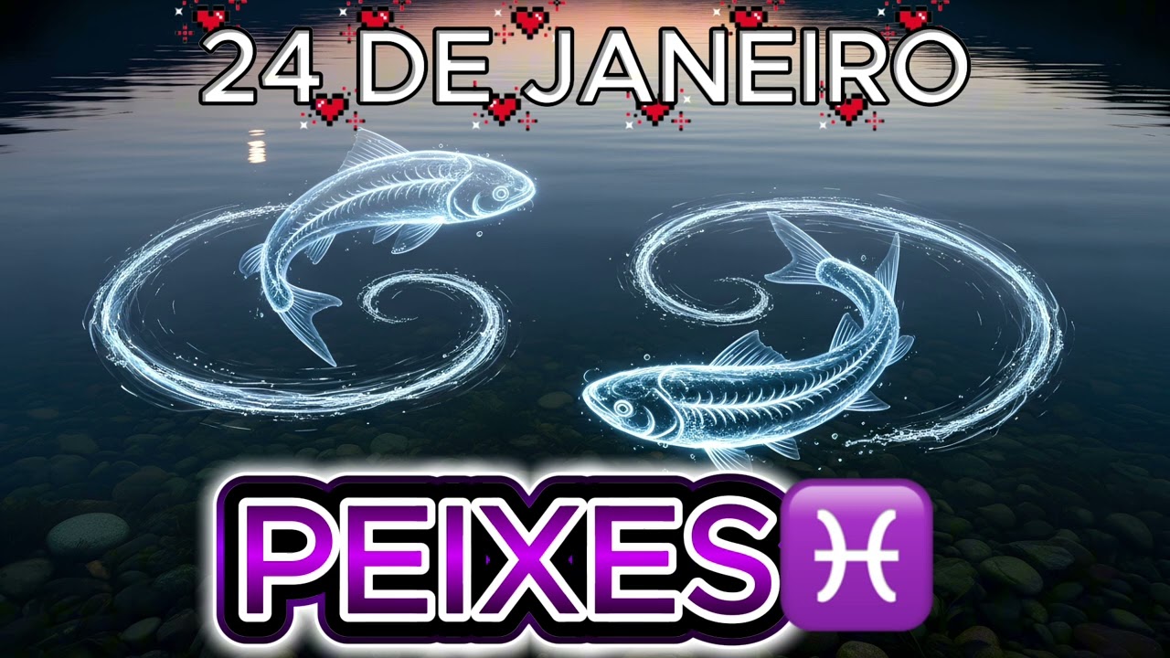 ♓✨PEIXES 24 de Janeiro 2026: Virada de Chave no Amor, Trabalho e Dinheiro
