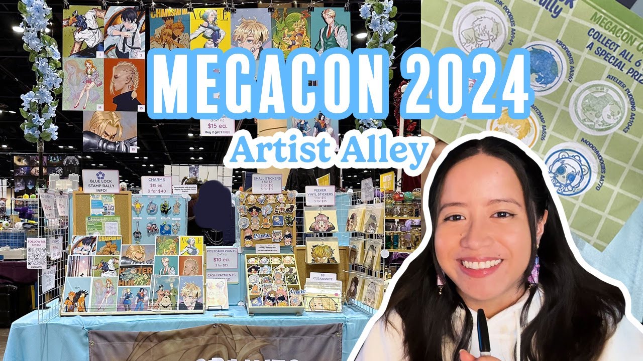 MEGACON 2024 | Artist Alley | My First Ever Vlog!