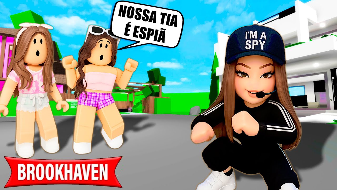 DESCOBRIMOS QUE A NOSSA TIA É UMA ESPIÃ SECRETA! 🕵️‍♀️ | Historinhas Brookhaven RP | Roblox