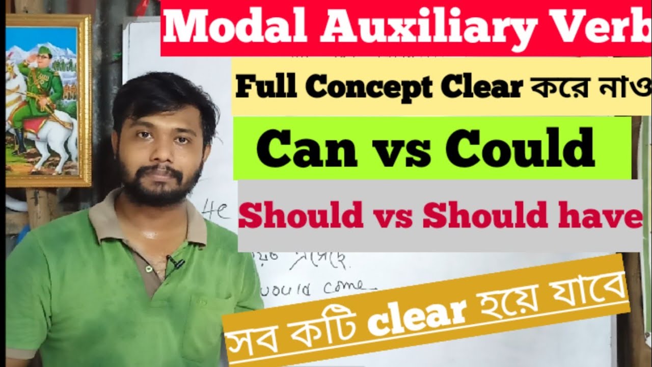 Modal Auxiliary Verb | Complete Class | Modal Verbs |Can,Could,Should,Should have