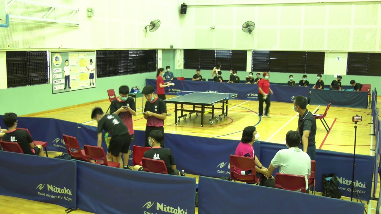 Yishun Town Sec Sch vs Evergreen Sec Sch  | Table Tennis B Div North Boys | NSG 2021