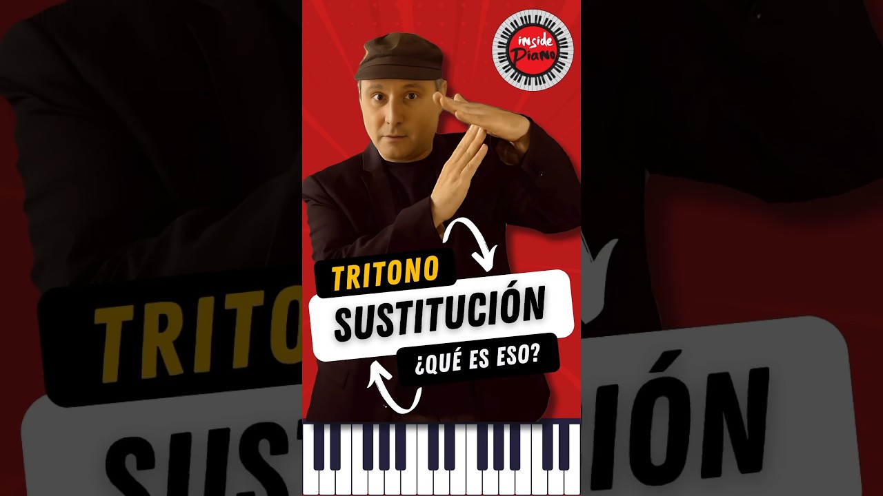 Piano Sustituci&oacute;n de Tritono Explicada #shorts  #clasesdepiano #tutorialdepiano