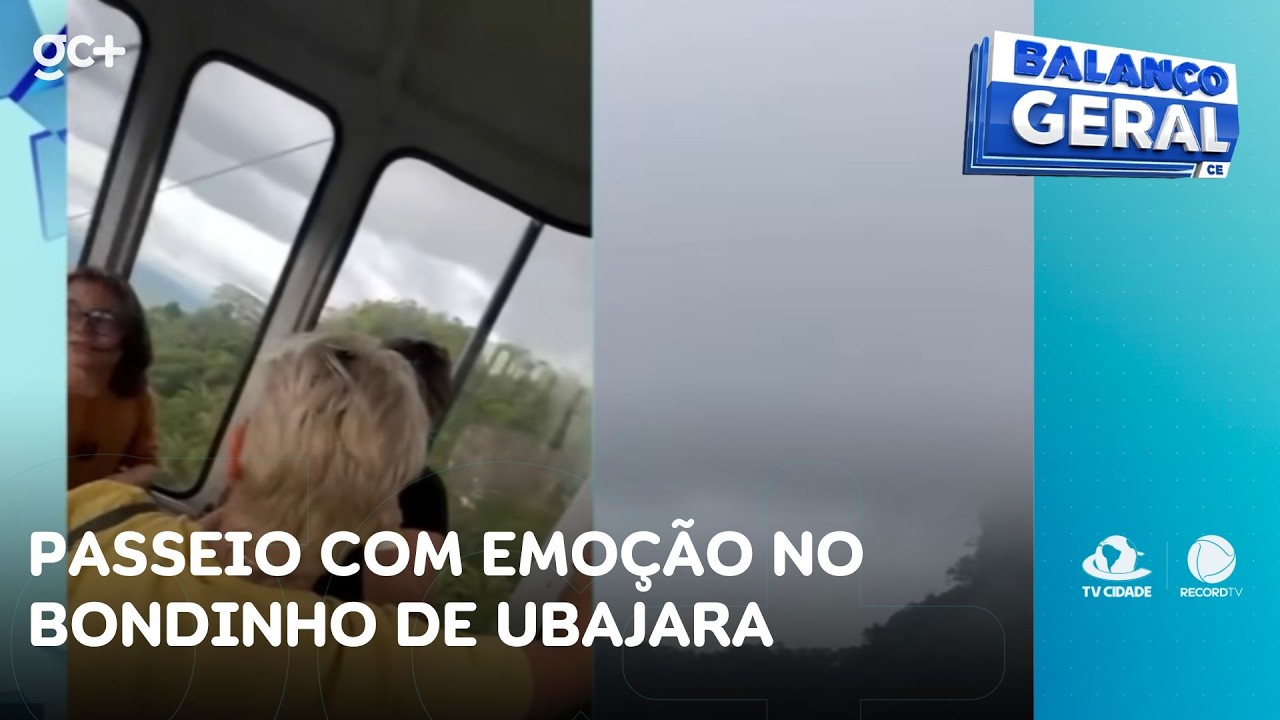 Passeio com emoção no bondinho de Ubajara | Balanço Geral CE