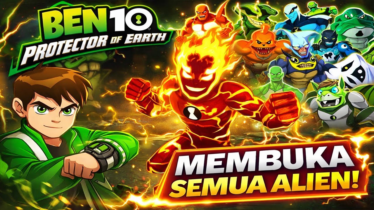 MEMBUKA SEMUA ALIEN! 🔥 Ben 10 Protector of Earth Sampai Tamat | PS2