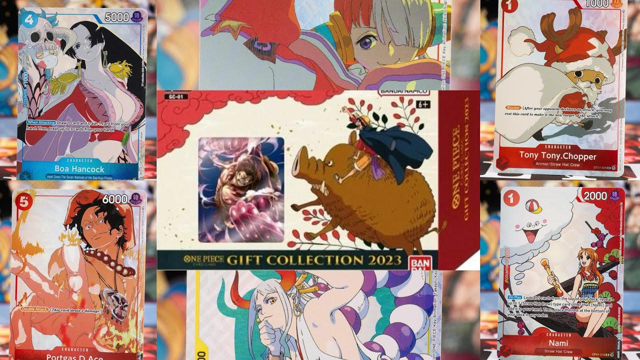 ONE PIECE CARD GAME GIFT BOX 2023 II Case Crack II Awesome Promos 🔥 🔥 🔥