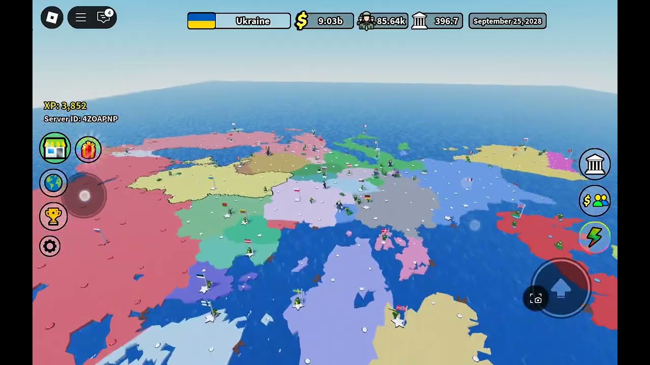Захоплюю Європу в Roblox!🔥 Control Europe — стратегія, яка затягує!