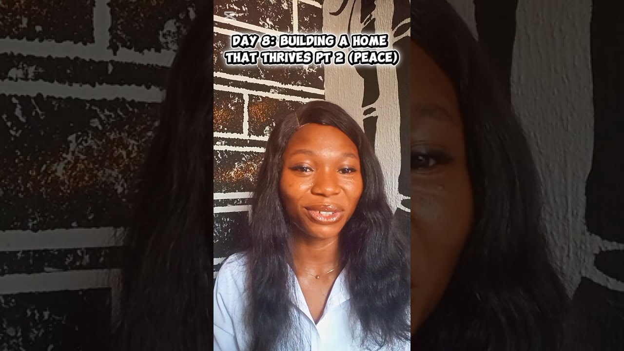 Building a home that thrives (peace) pt 2