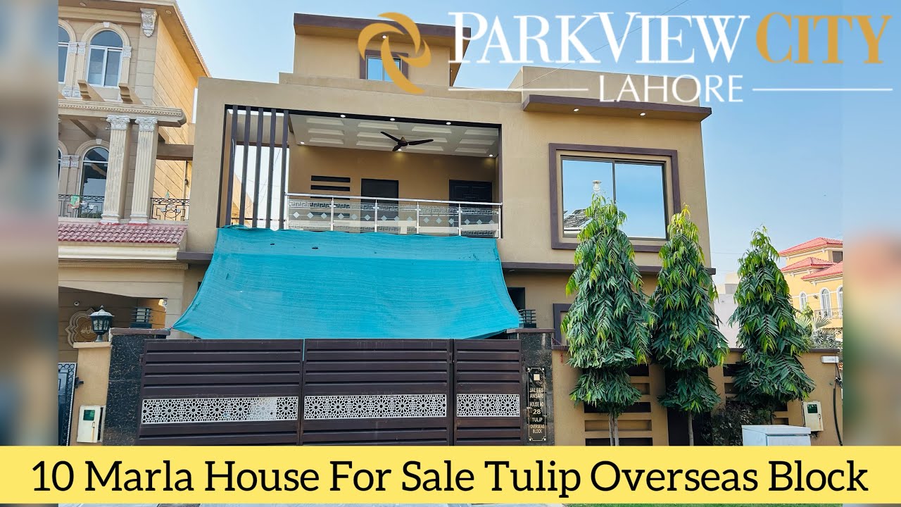 10 Marla House For Sale || Tulip Overseas Block || Park View City Lahore || Demand 350 Lac