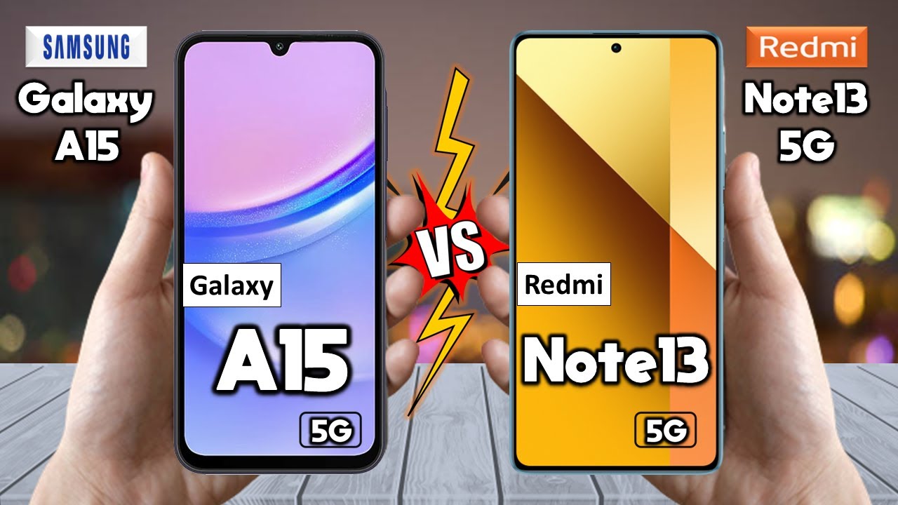Samsung Galaxy A15 5G Vs Redmi Note 13 5G - Full Comparison ⚡ Techvs