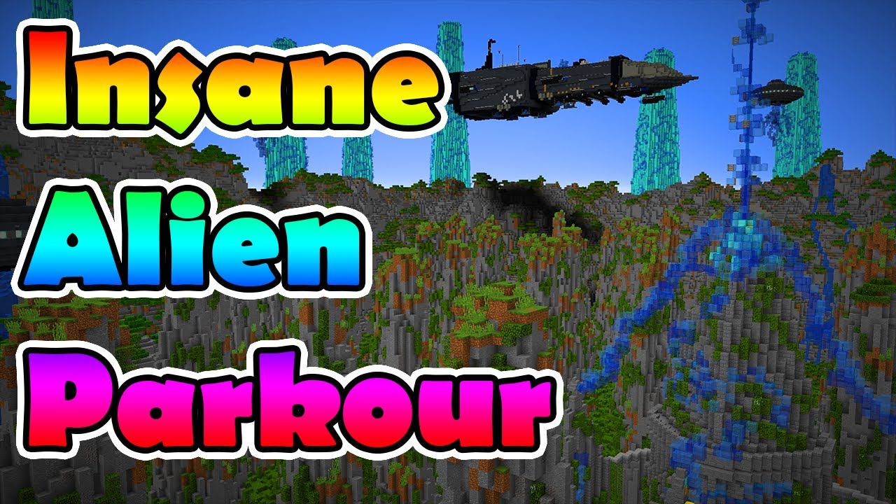 Minecraft: Insane Alien Parkour | Super Builds