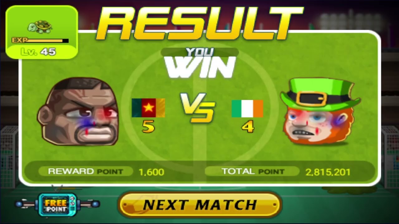 Head Soccer - Пробуждение Камеруна (Режим смерти), Этап 16