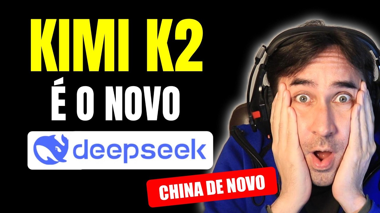 NOVO Kimi K2 Surpreende e Promete Ser o Novo DeepSeek da Vez | Será que a China Agora Passa?
