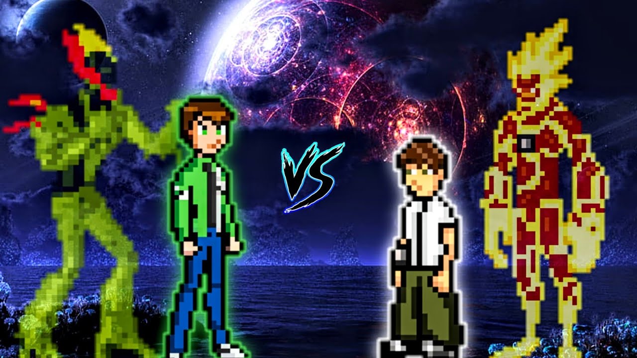 Ben 10 UA S2 (all form) VS Kid Ben 10 (all form) in Jump Force #mugen