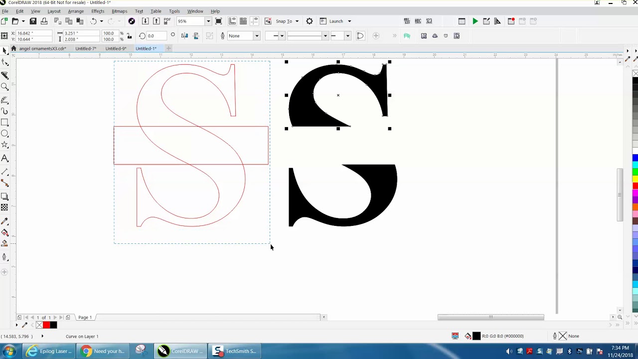 Corel Draw Tips & Tricks Name in a Letter
