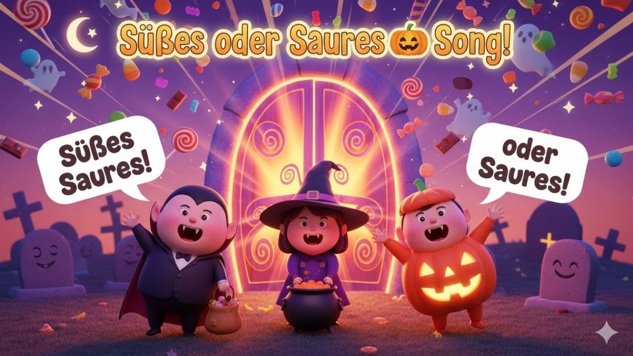 Süßes oder Saures (Kinder-Halloween-Song, 2025)