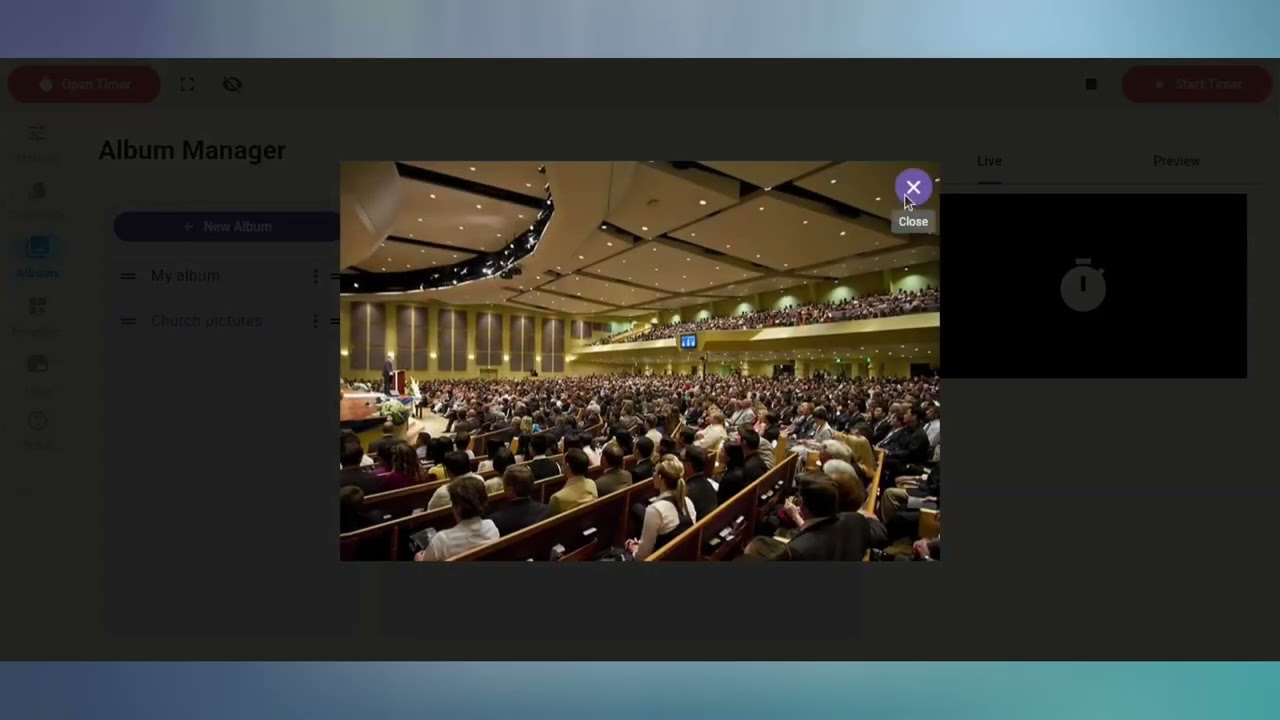 Countdown Timer Software for churches and events