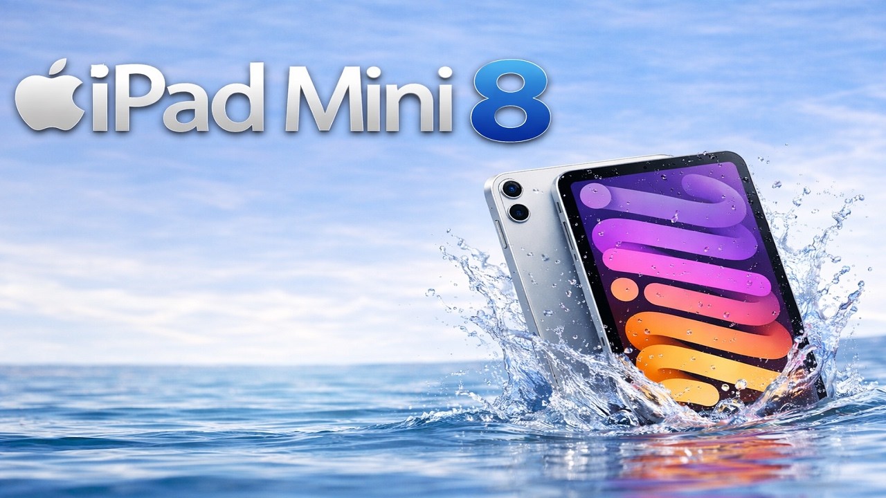Первый взгляд на iPad Mini 8, дата выхода и цена: водонепроницаемый iPad?