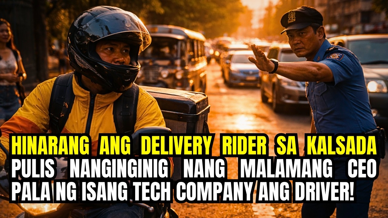 Hinarang Ang Delivery Rider Sa Kalsada—pulis Nanginginig Nang Malamang Ceo Pala Ng Isang Tech Co.