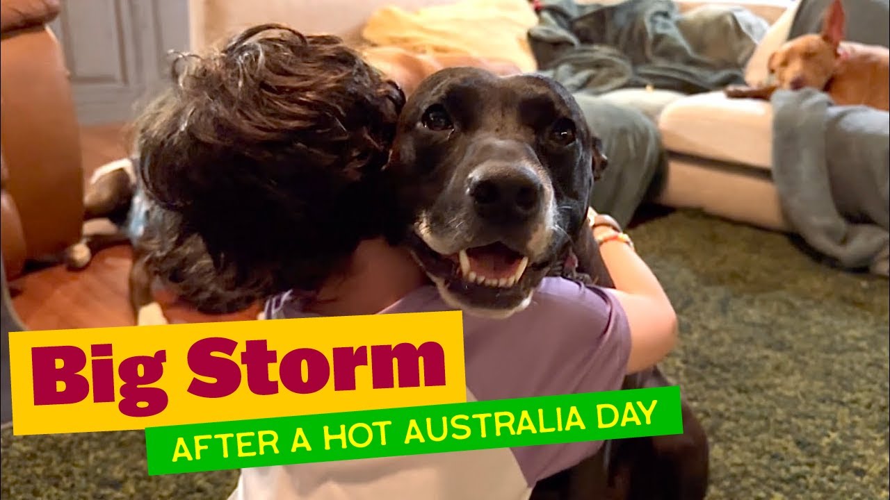 Big Storm after a Hot Australia Day