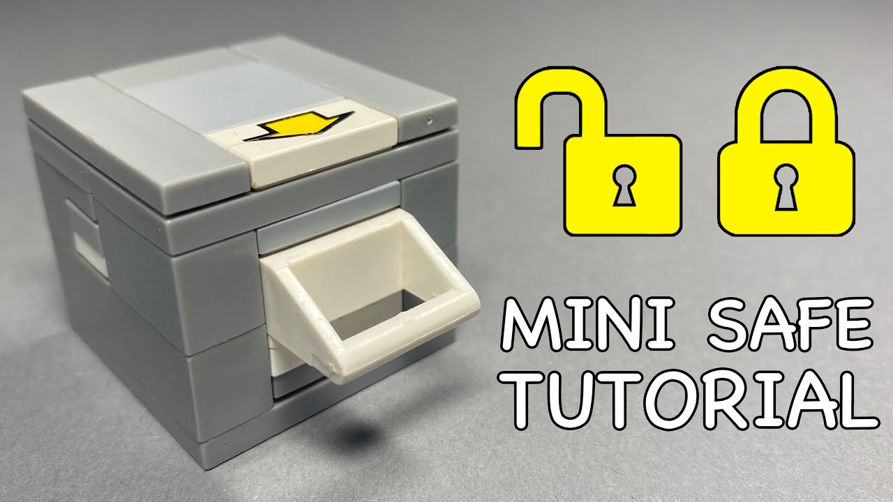 HOW TO MAKE A LEGO SAFE - EASY LEGO SAFE TUTORIAL