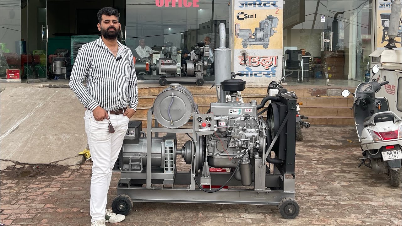Generator 30kva Chadha Sunil Brand with Tata 407 Four Cylinder Diesel Engine Self Start Generator
