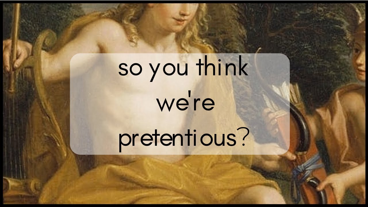 dark academia | pretentious