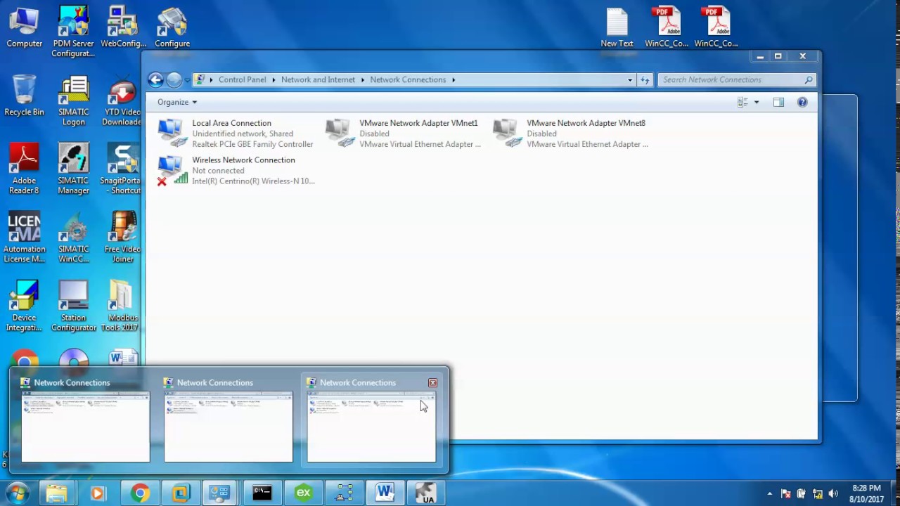 OPC UA KEPWARE SERVER - Modbus RTU- WINCC 7.4 Communication 2 PC