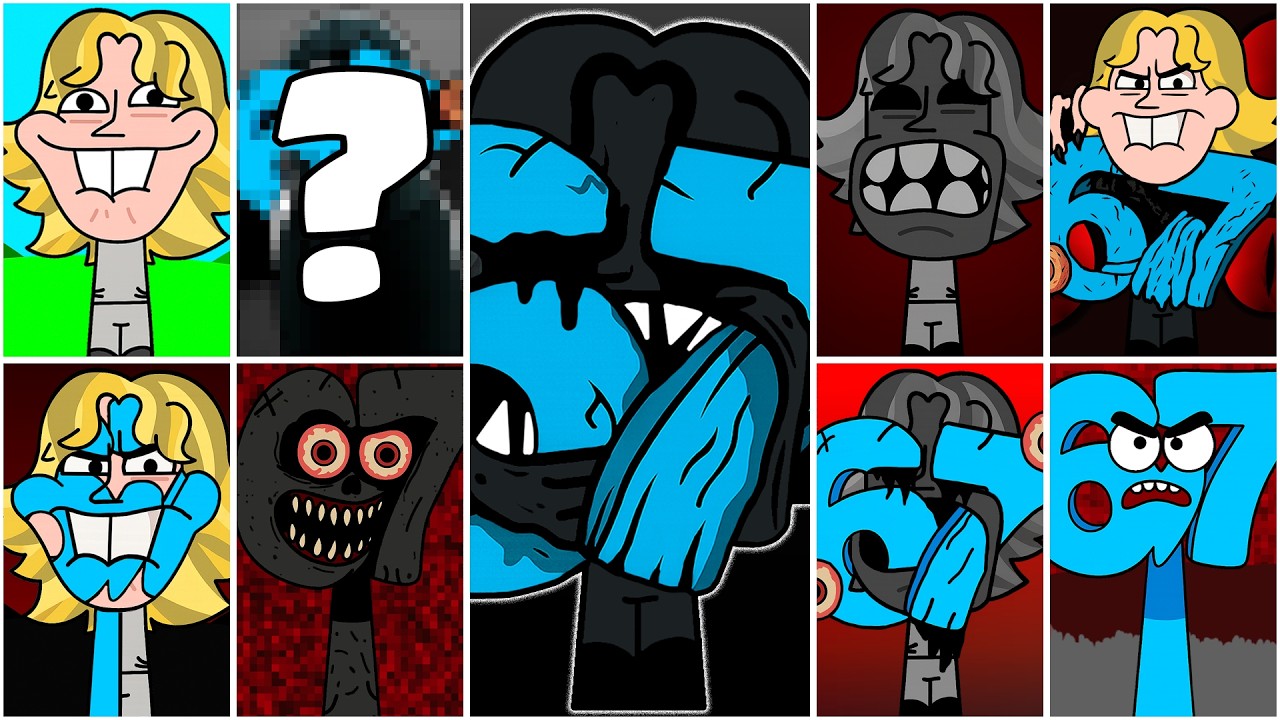 Sprunki OC: SIX SEVEN (from Phase 1 to Phase 9) | 67