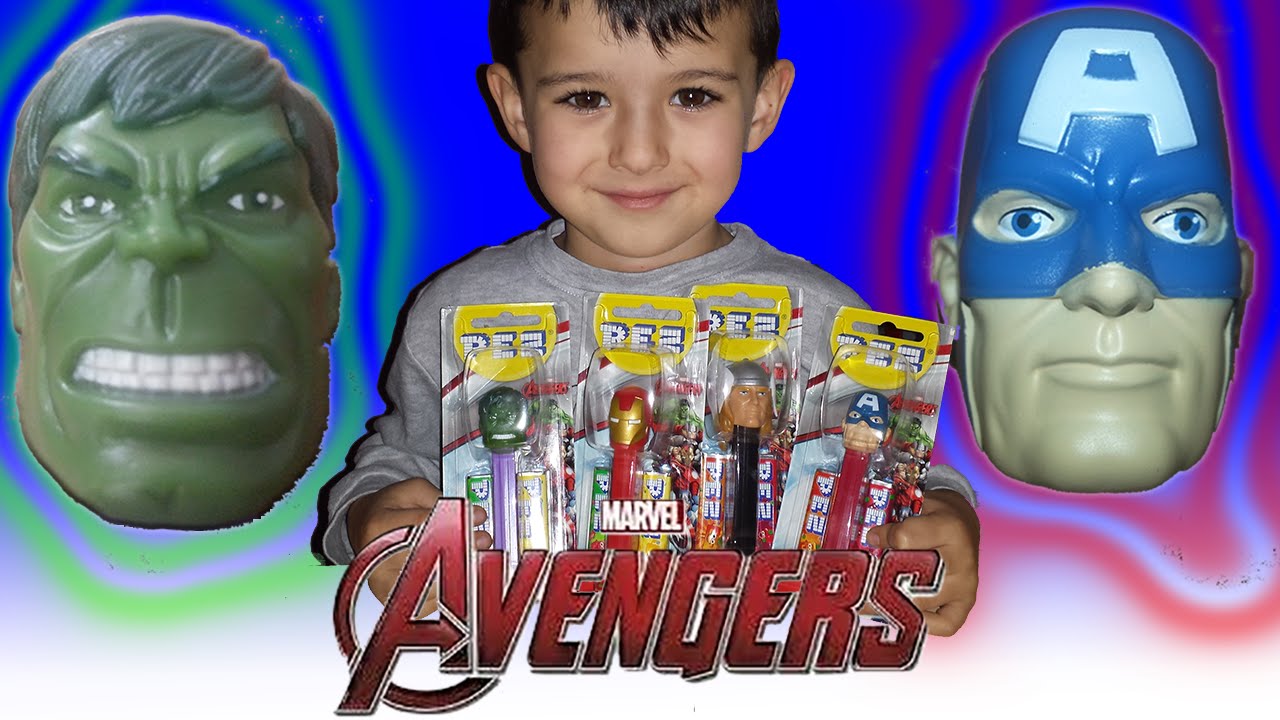 ALIMENTARI #2: AVENGERS PEZ Candy dispensers - LIMITED EDITION!!!