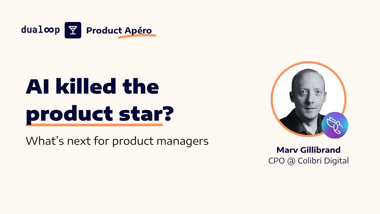 AI killed the product star - what it means for product managers | Product Apéro