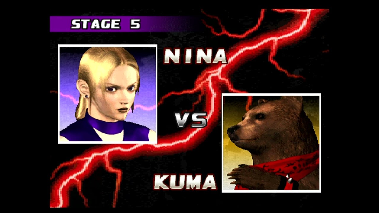 Tekken 3 (PlayStation) Arcade Mode as Nina