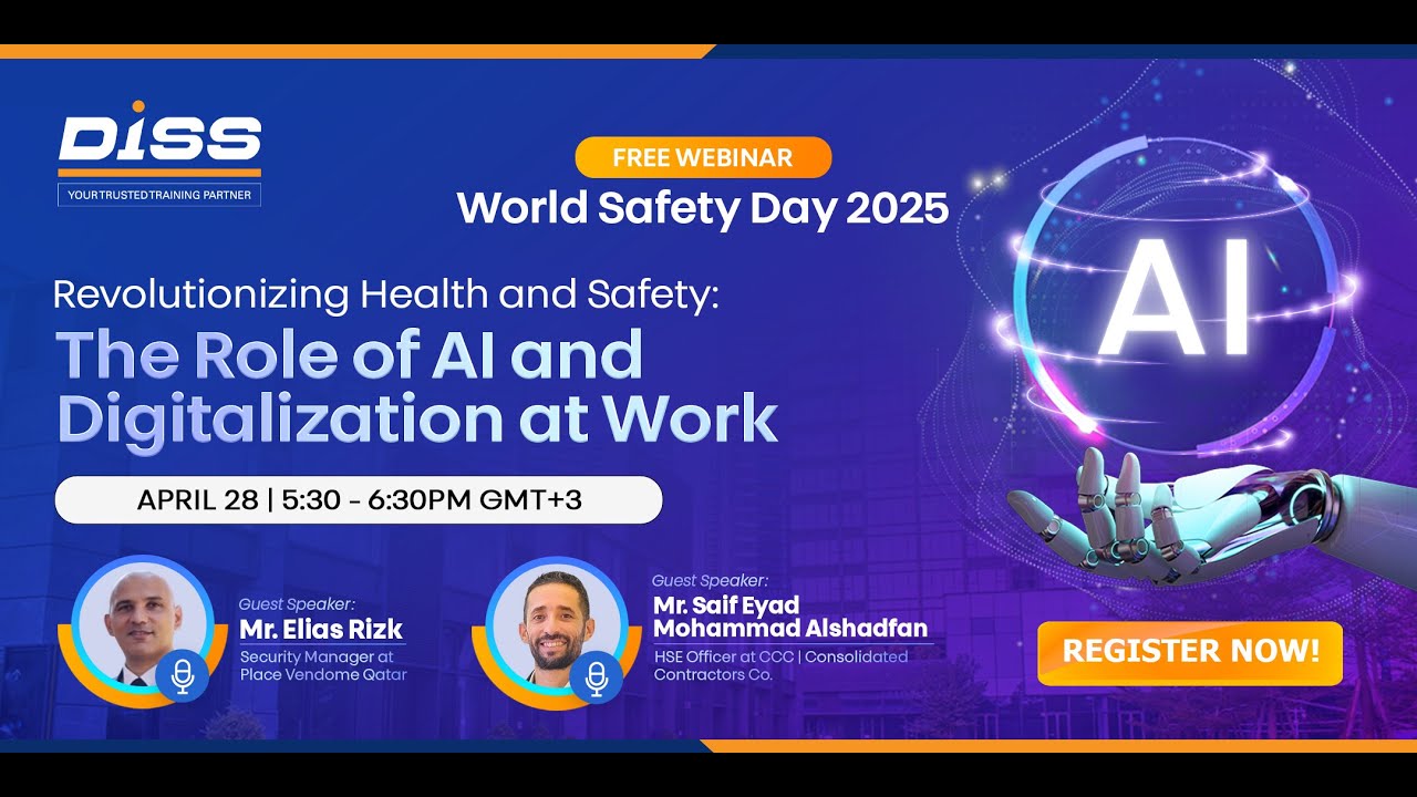 DISS Free Webinar | World Safety Day 2025: "The Role of AI and Digitalization at Work"