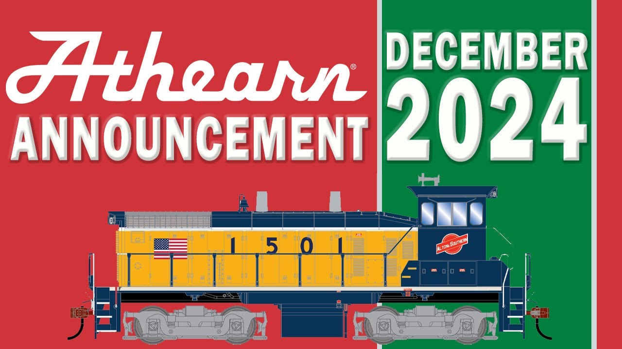 Athearn December 2024 Announcements: Athearn HO EMD SW1500 Switcher Locomotive