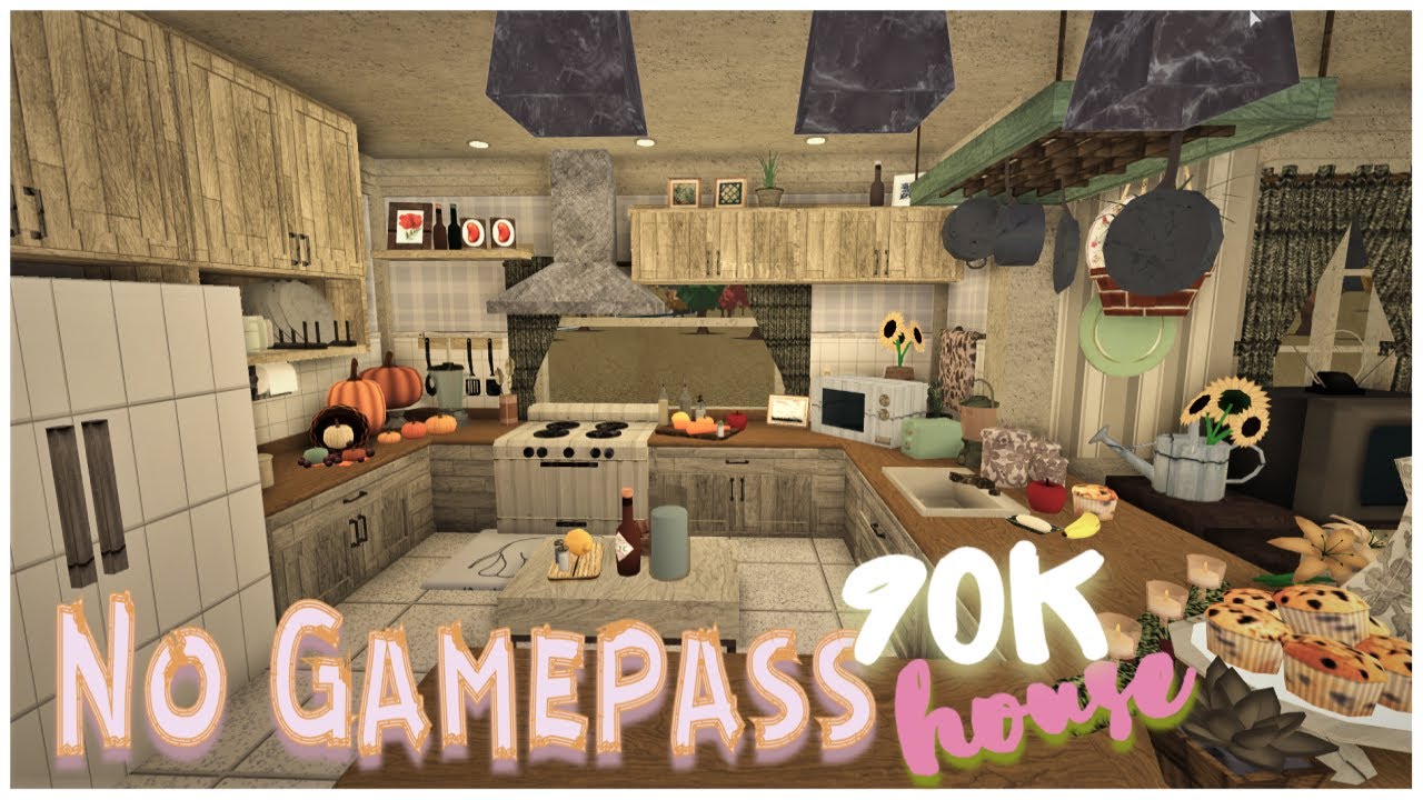 No GamePass House｜House build | Bloxburg